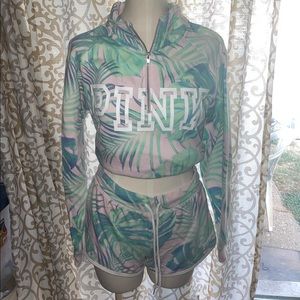 PINK Sweat Outfit Set